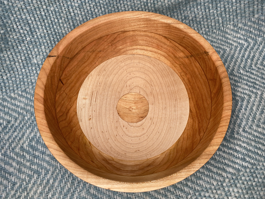 Cherry & Maple Salad Bowl - 9" x 3 1/2"