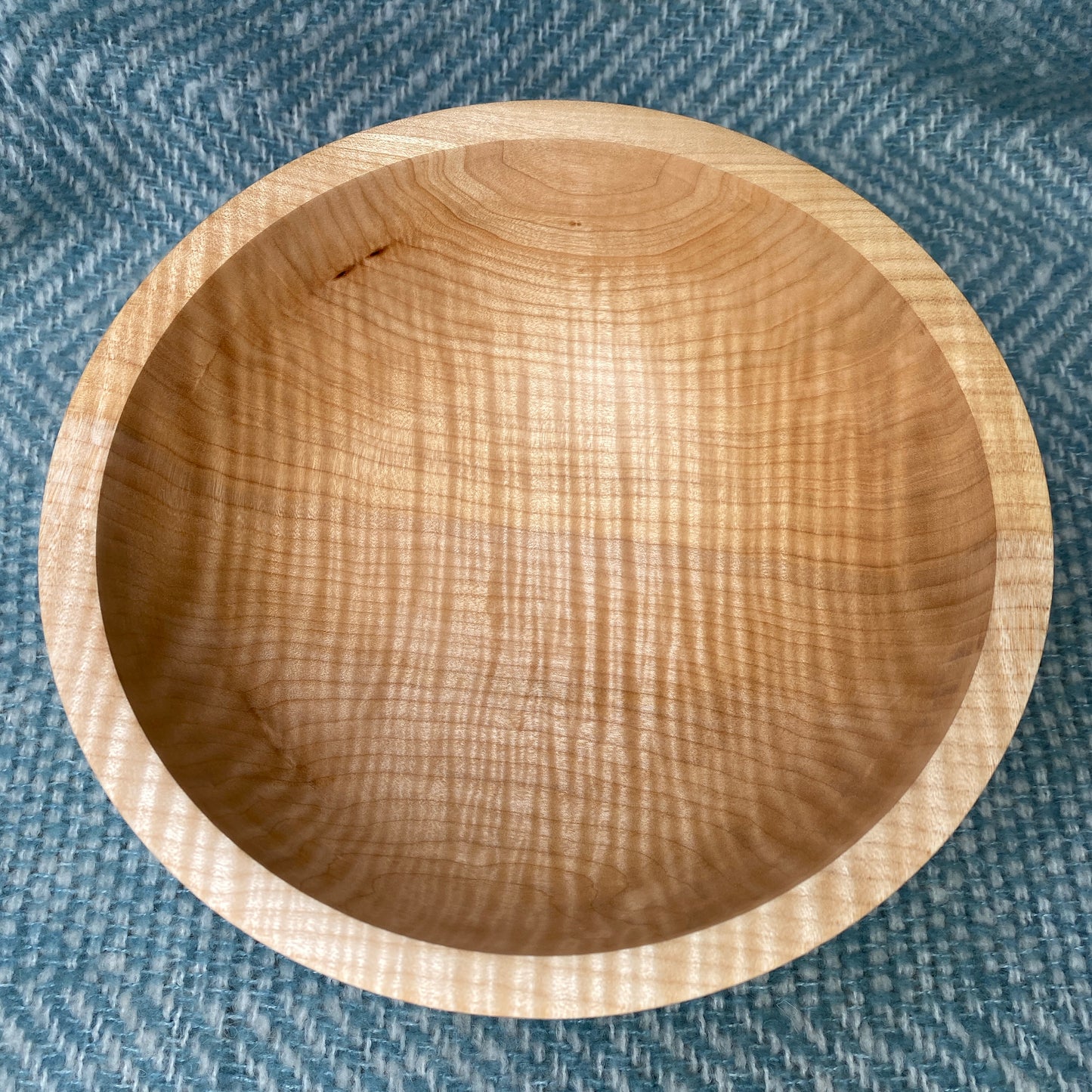 Curly Maple Salad Bowl - 8 1/2" x 3 1/2"