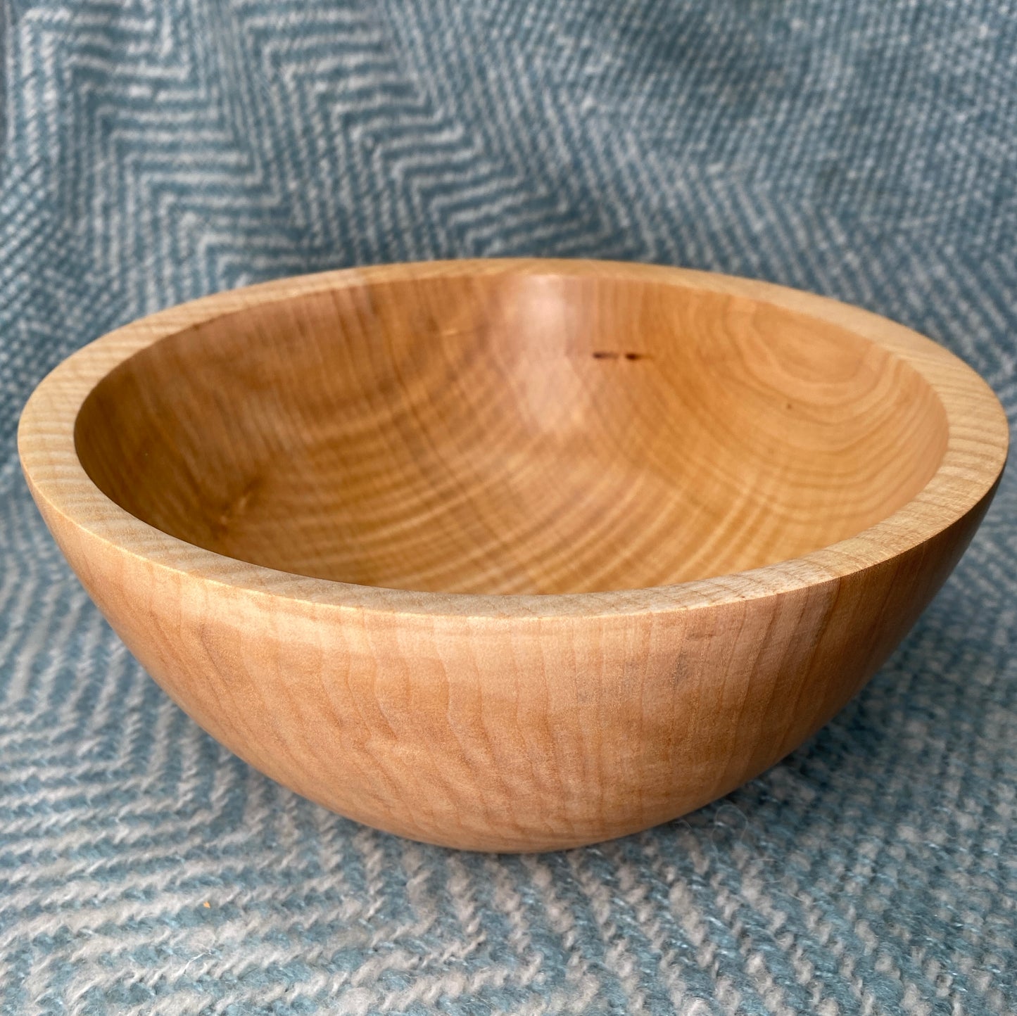 Curly Maple Salad Bowl - 8 1/2" x 3 1/2"