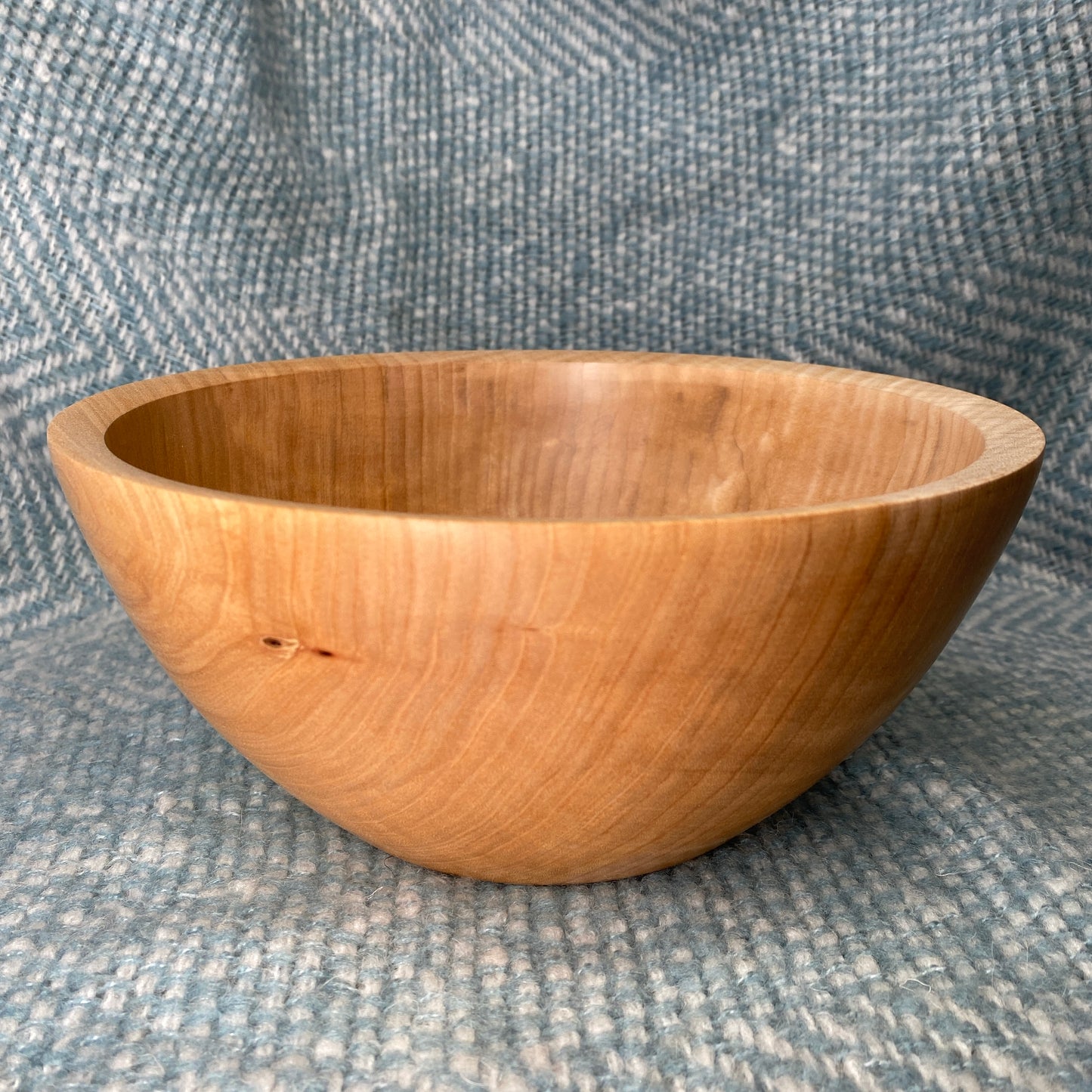 Curly Maple Salad Bowl - 8 1/2" x 3 1/2"