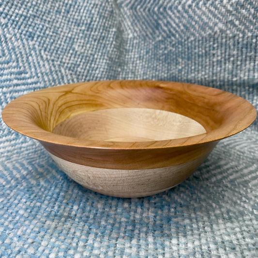 Cherry & Maple Tulip Bowl - 9 1/2" x 3 1/2"