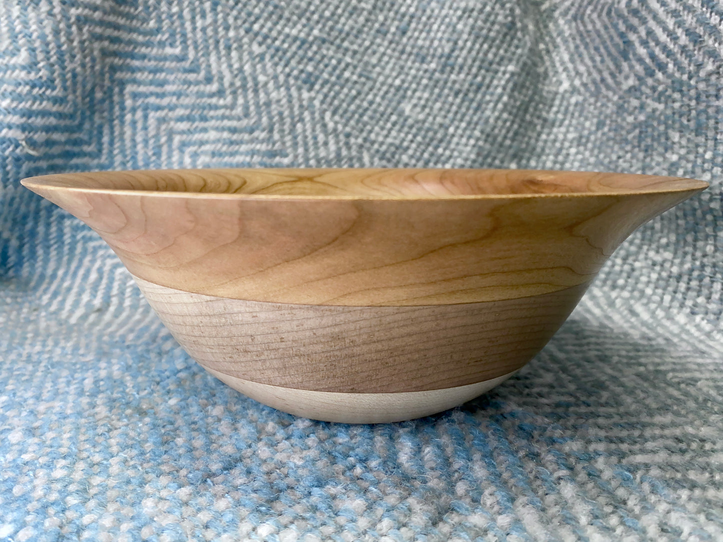 Cherry & Maple Tulip Bowl - 9 1/2" x 3 1/2"