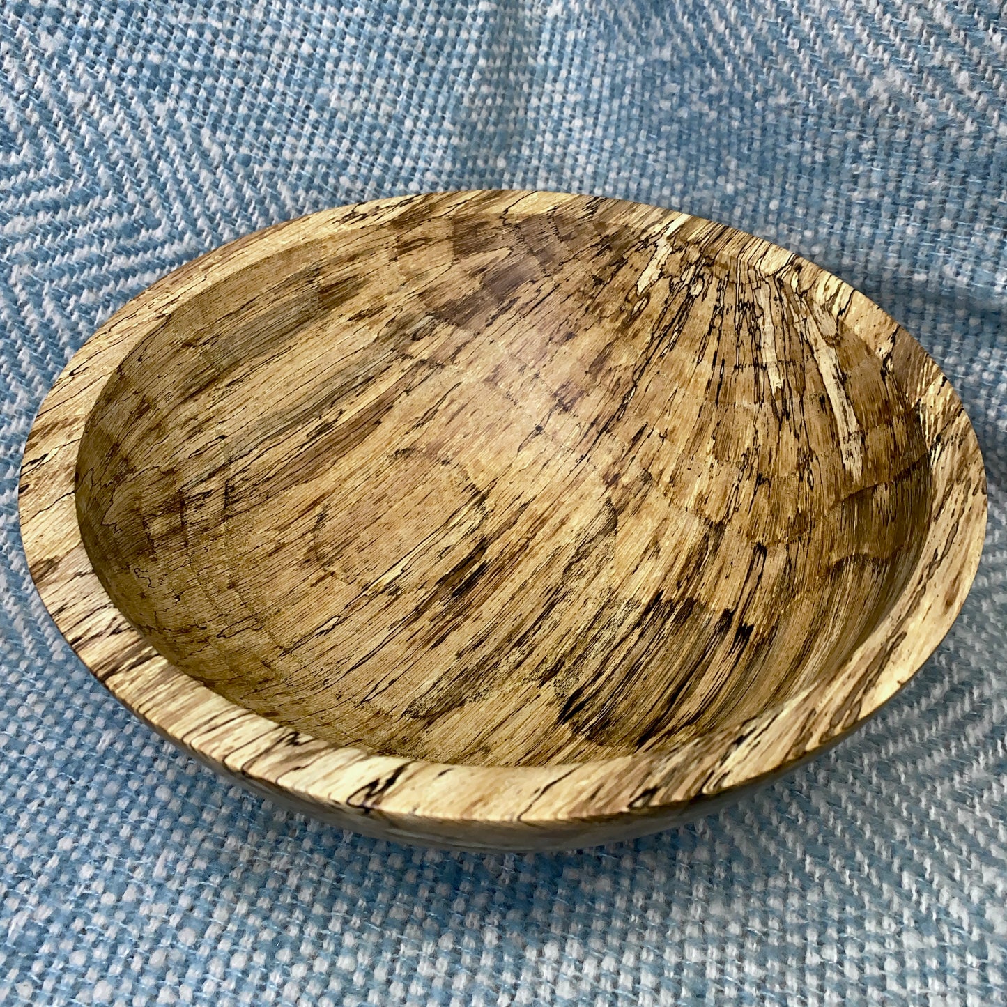 Spalted Oak Salad Bowl - 11” x 4”