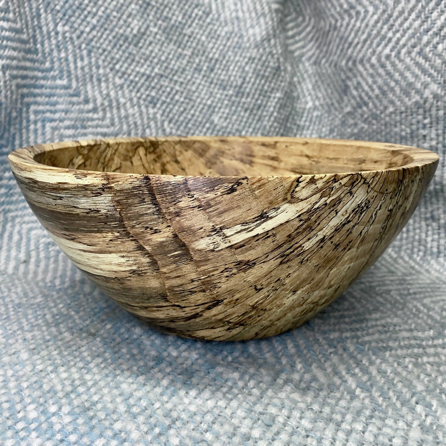 Spalted Oak Salad Bowl - 11” x 4”