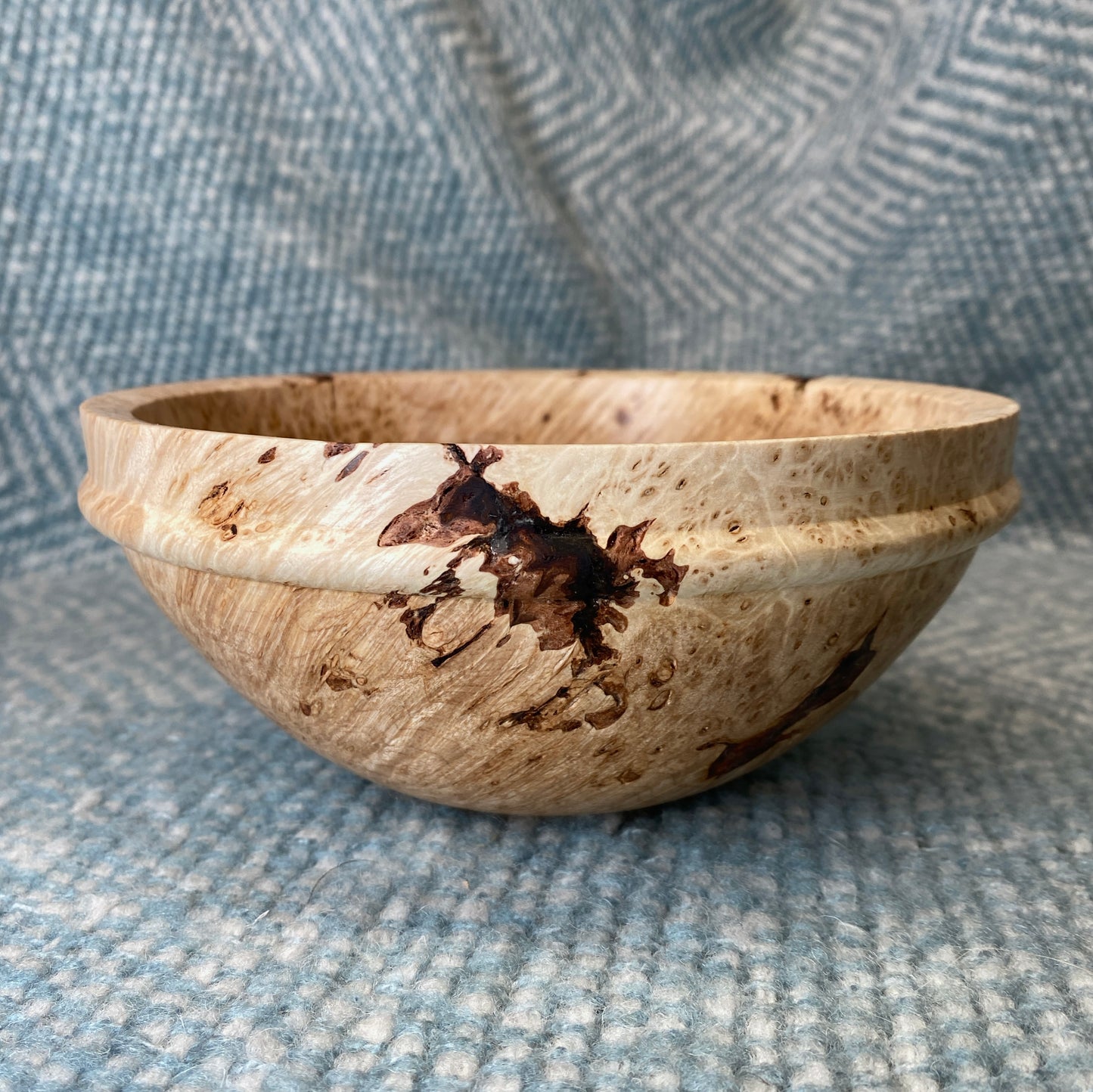 Maple Burl Bowl - 6 1/2" x 2 1/2"