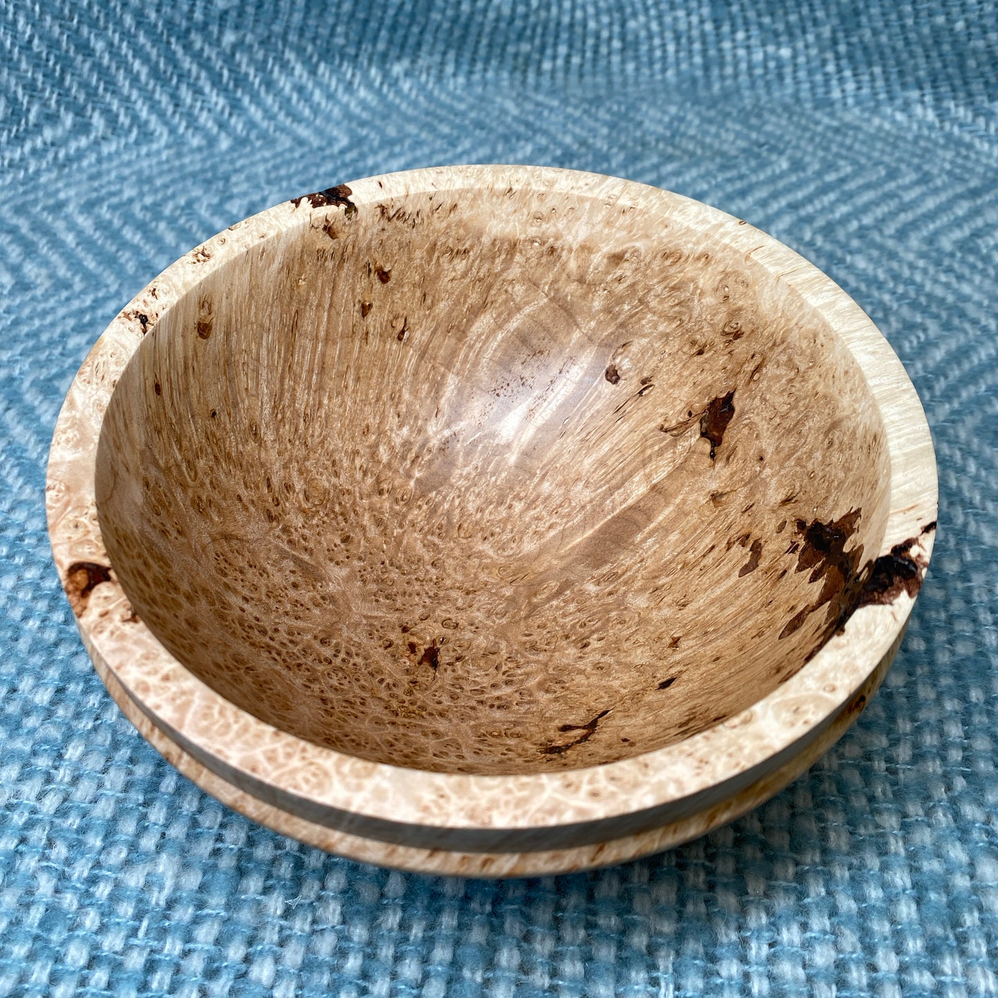 Maple Burl Bowl - 6 1/2" x 2 1/2"