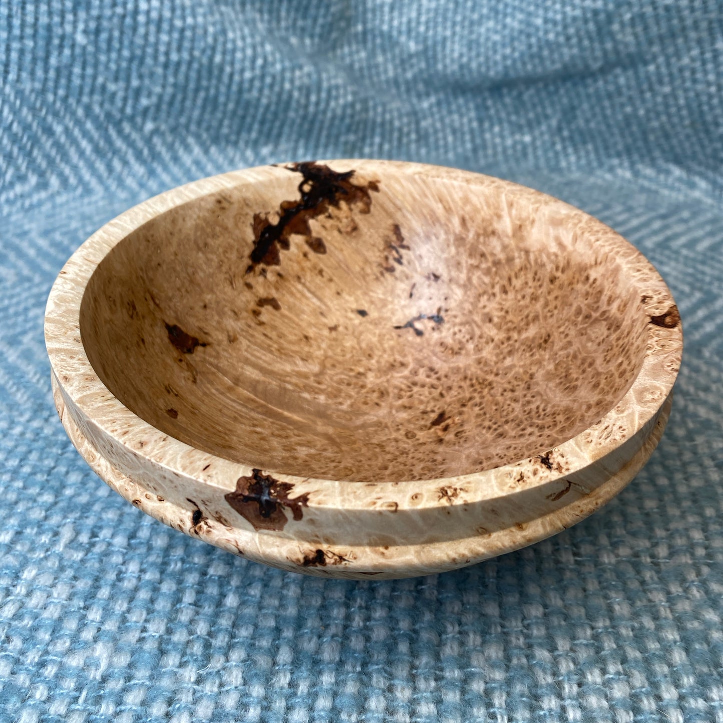 Maple Burl Bowl - 6 1/2" x 2 1/2"