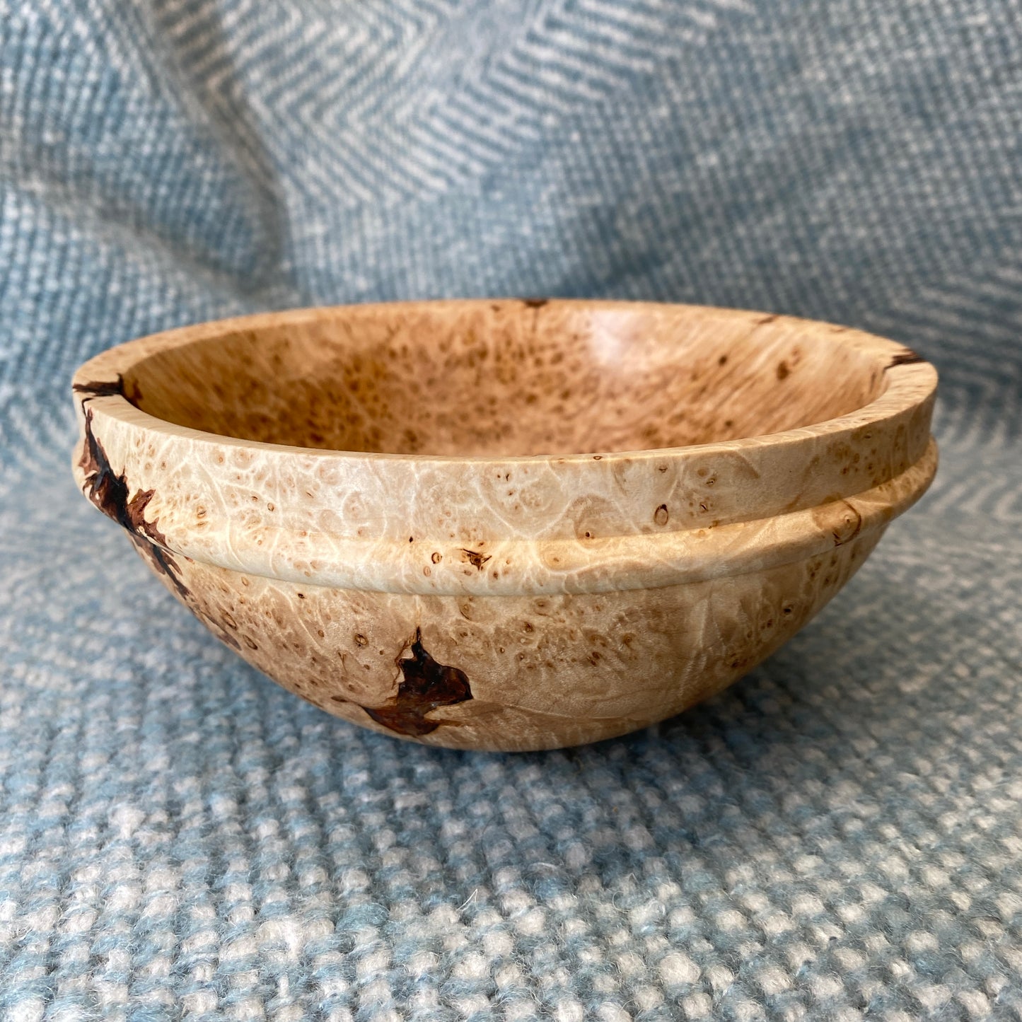 Maple Burl Bowl - 6 1/2" x 2 1/2"