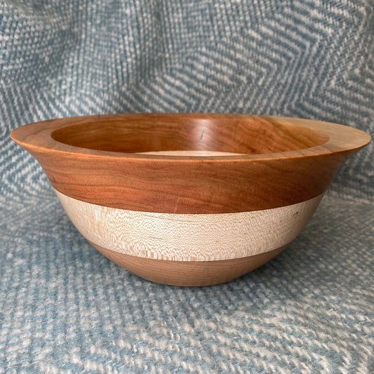 Cherry & Maple Tulip Bowl - 9" x 4"