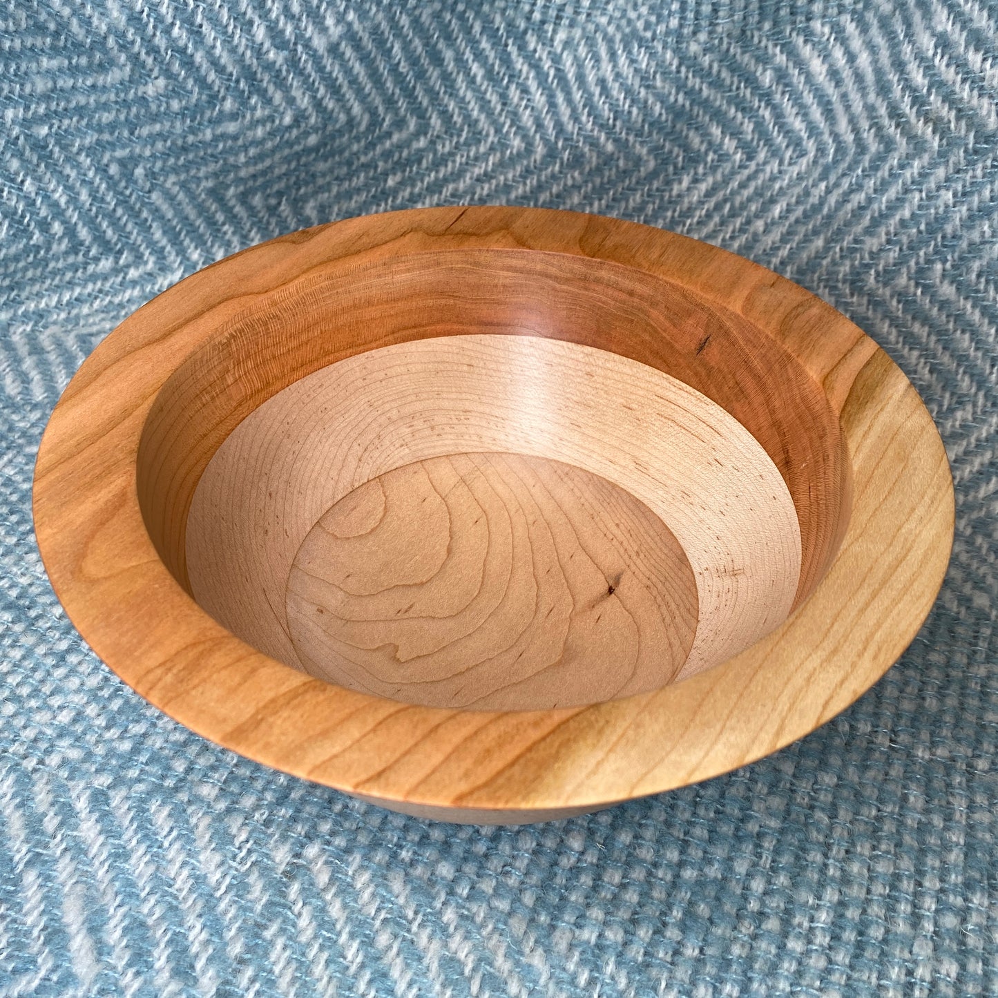 Cherry & Maple Tulip Bowl - 9" x 4"