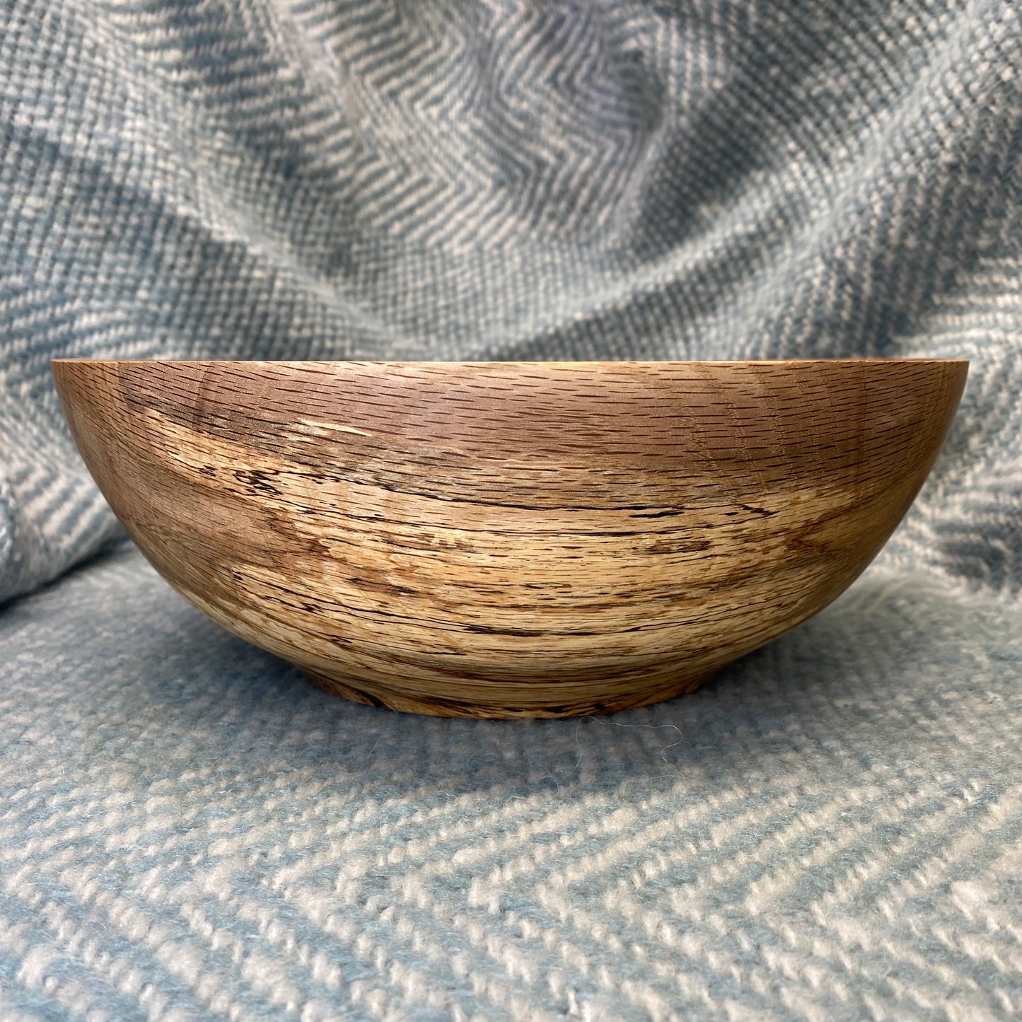 Spalted Oak Salad Bowl - 10 1/2” x 3 1/2”